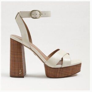 Sam Edelman | Nolita Platform Sandal in Modern Ivory Leather